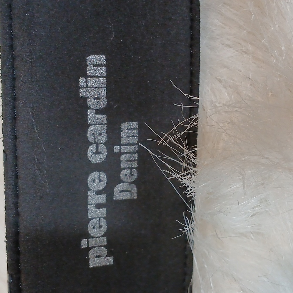 Pierre Cardin  Black Leather Belt   With Leather Covered Buckle Men Aprox: 50" - Picture 4 of 7